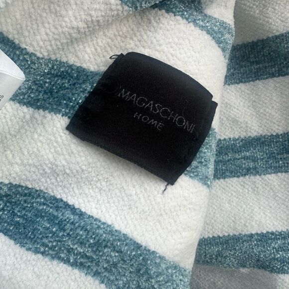 Magaschoni Home Striped & Fringed Throw 50”x60” - Picture 6 of 6